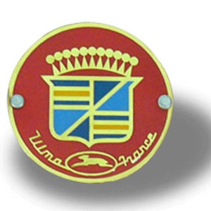 Ulma legshield badge, round