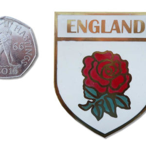 Shield Badge England Rose