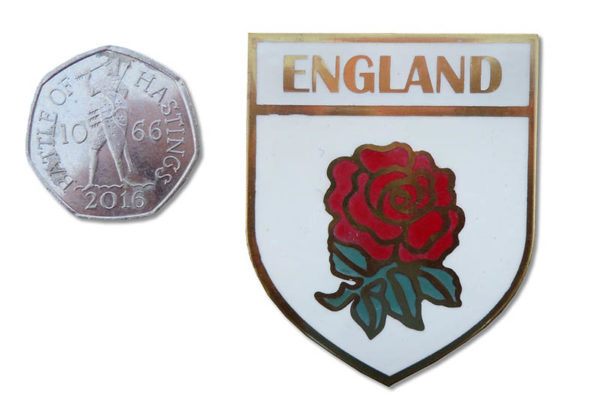 Shield Badge England Rose