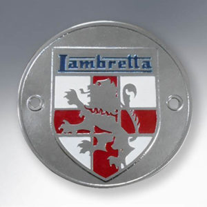 Round legshield badge