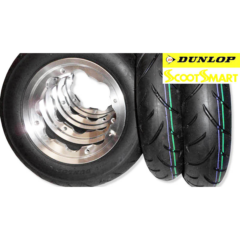 Dunlop ScootSmart Tyre On SIP Rims - II025