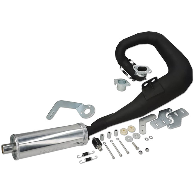 TSR EVO Touring Performance Exhaust for TS1, RT, Imola etc. - Black - L045
